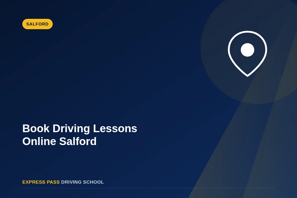 Book Driving Lessons Online Salford