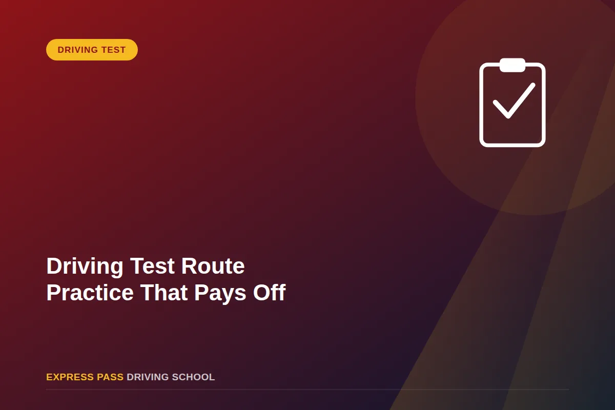 Driving Test Route Practice That Pays Off