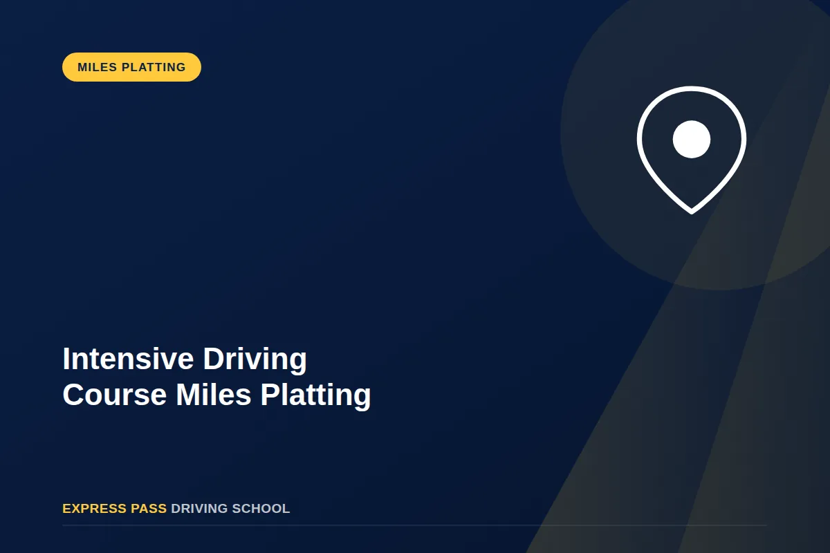 Intensive Driving Course Miles Platting