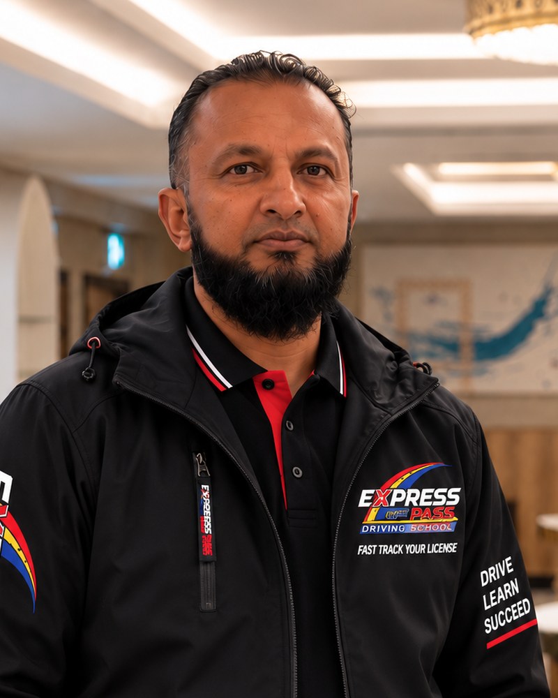 Raja, Express Pass driving instructor