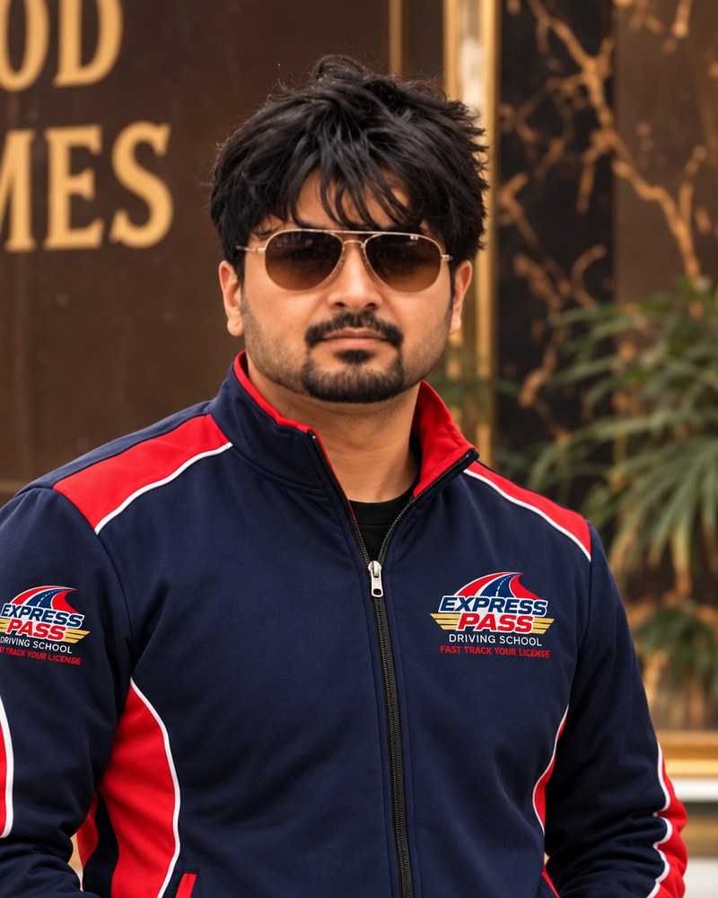Talha, Express Pass driving instructor
