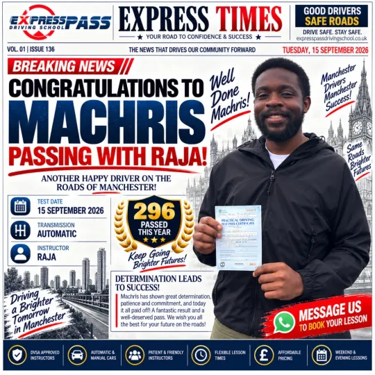 🎉 First-time pass done and dusted! Big congratulations from the Express Pass team. Enjoy the road!…